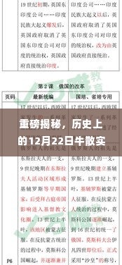 重磅揭秘,牛散实时持股全景解析——历史上的12月22日深度观察