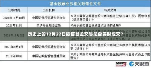 微信基金交易历史实时成交记录查询，揭秘十二月二十二日交易真相