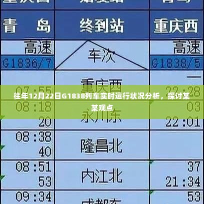 探讨,往年12月22日G1838列车实时运行状况分析之我见