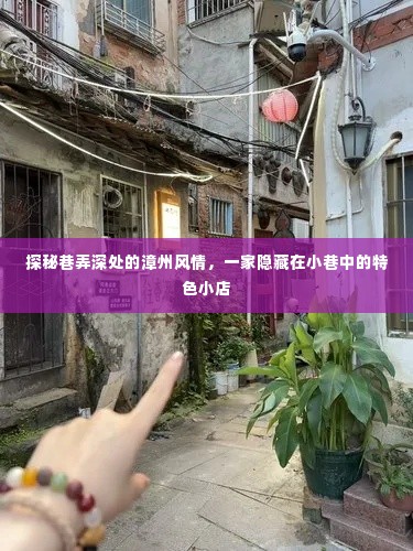 探秘漳州巷弄深处,小巷中的特色小店风情