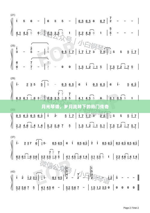 岁月流转中的月光琴谱传奇