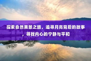 探寻自然奥秘之旅，月下故事与内心宁静的追寻