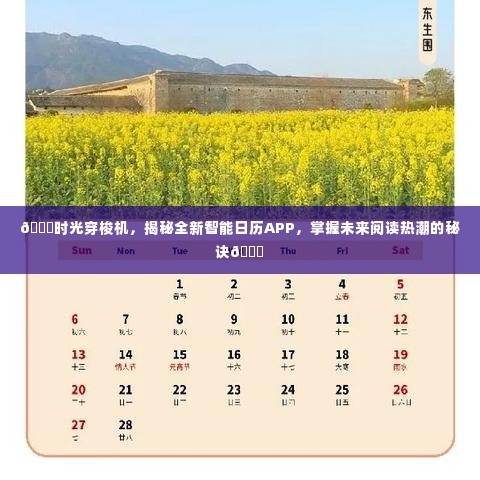 时光穿梭机,全新智能日历APP揭秘,掌握未来阅读趋势的密钥
