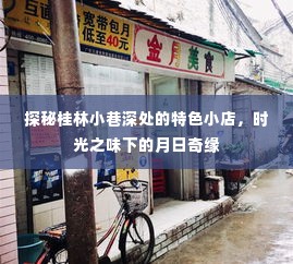 桂林小巷深处的独特小店,时光与月日编织的奇缘