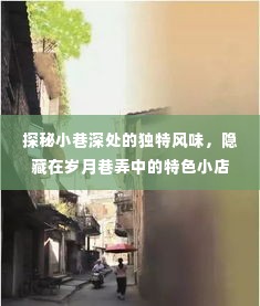 岁月巷弄中的独特风味,小巷深处的特色小店探秘