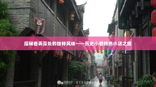 历史小巷特色小店之旅，探秘巷弄深处的独特风味