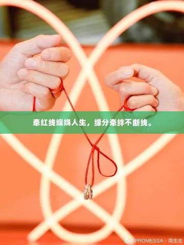 牵红线缠绕人生，缘分牵绊不断线。