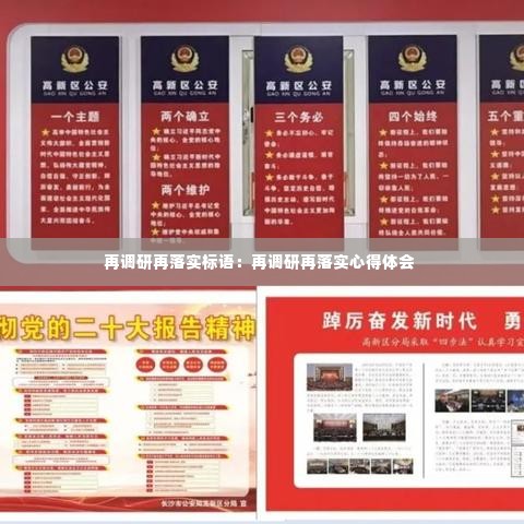 再调研再落实标语:再调研再落实心得体会