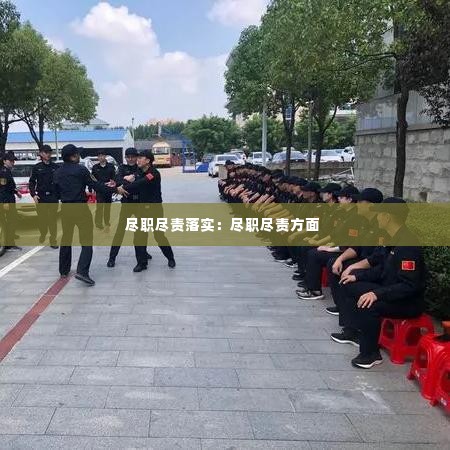 尽职尽责落实:尽职尽责方面