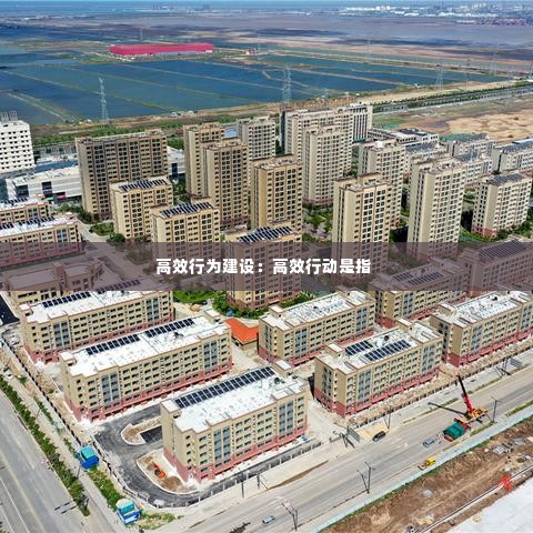 高效行为建设：高效行动是指 