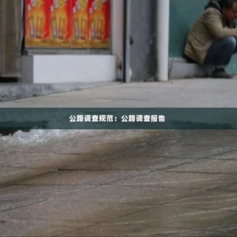 公路调查规范:公路调查报告