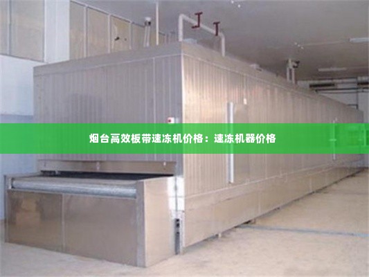 烟台高效板带速冻机价格：速冻机器价格 