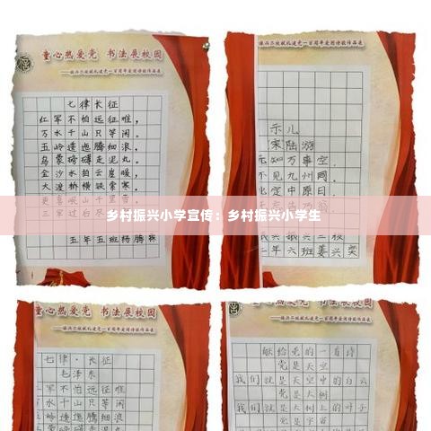 乡村振兴小学宣传:乡村振兴小学生