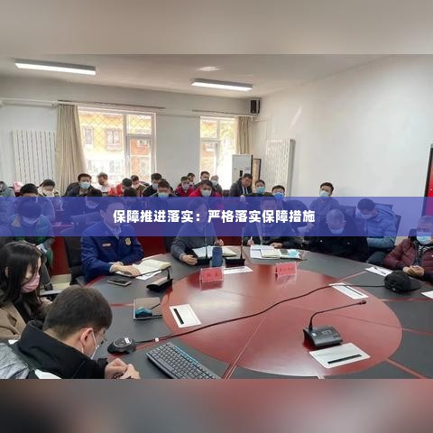 保障推进落实:严格落实保障措施