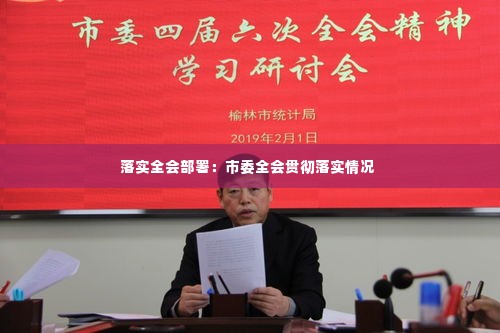 落实全会部署:市委全会贯彻落实情况