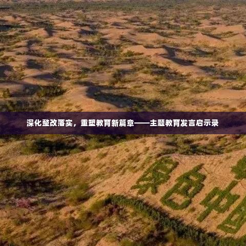 深化整改落实,重塑教育新篇章——主题教育发言启示录