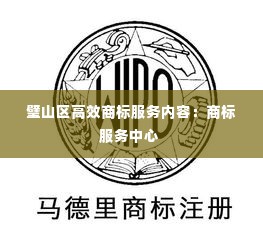 璧山区高效商标服务内容:商标服务中心