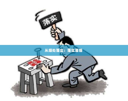 从细处落实:落实落细