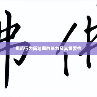 规范行为简笔画的魅力及其重要性