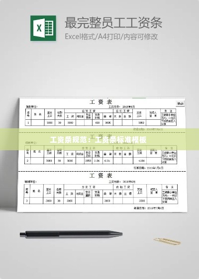 工资条规范:工资条标准模板