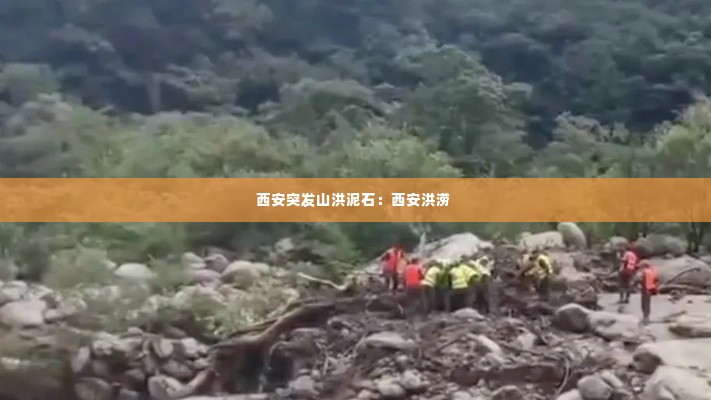 西安突发山洪泥石:西安洪涝