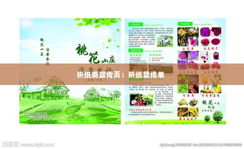 折纸类宣传页:折纸宣传单