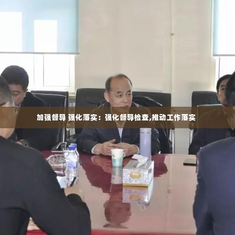 加强督导 强化落实:强化督导检查,推动工作落实