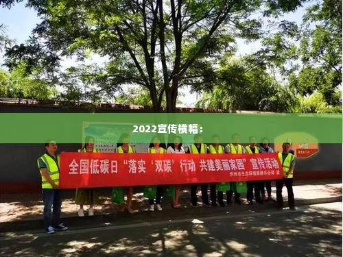 2022宣传横幅:
