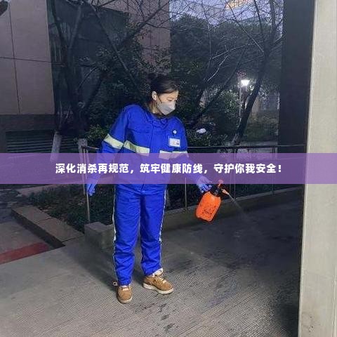 深化消杀再规范,筑牢健康防线,守护你我安全!