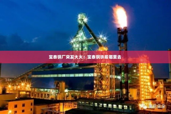 宝泰钢厂突发大火:宝泰钢铁搬哪里去