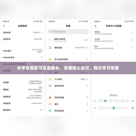 光学专题复习深度解析,掌握核心知识,提升学习效果