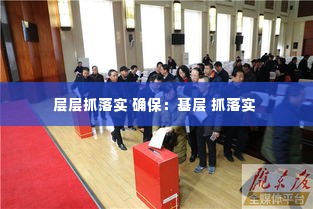 层层抓落实 确保：基层 抓落实 