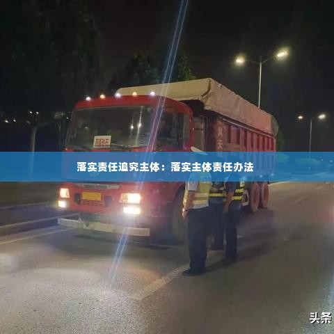 落实责任追究主体：落实主体责任办法 