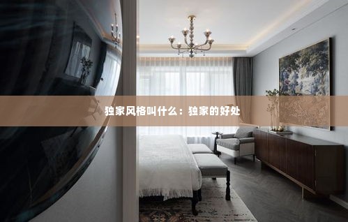 独家风格叫什么:独家的好处