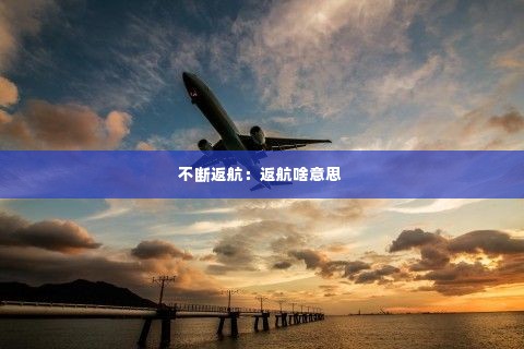 不断返航:返航啥意思