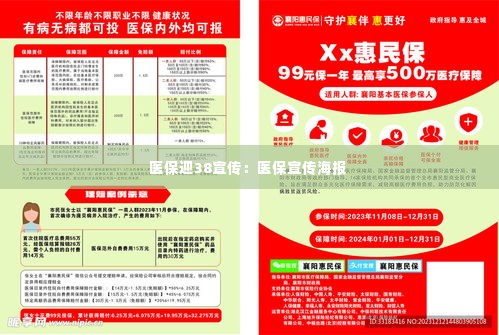 医保迎38宣传：医保宣传海报 