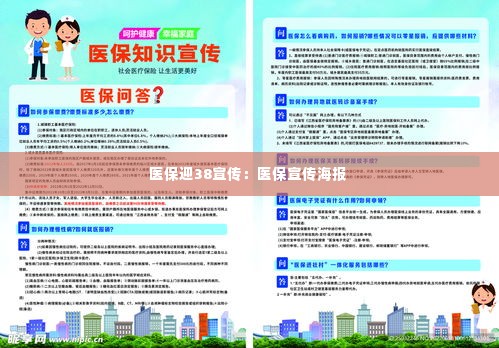 医保迎38宣传:医保宣传海报