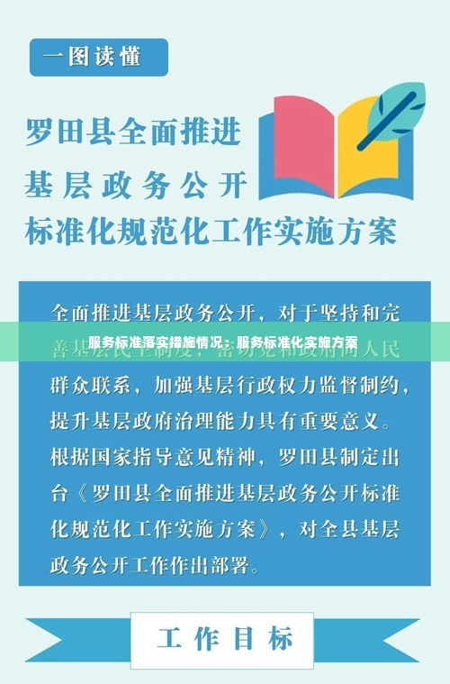 服务标准落实措施情况:服务标准化实施方案