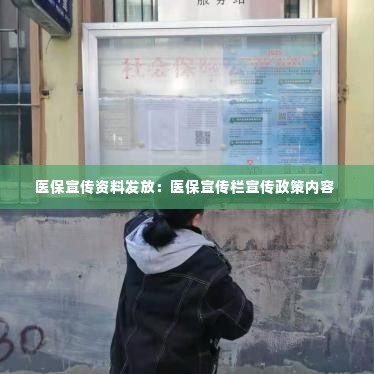 医保宣传资料发放：医保宣传栏宣传政策内容 