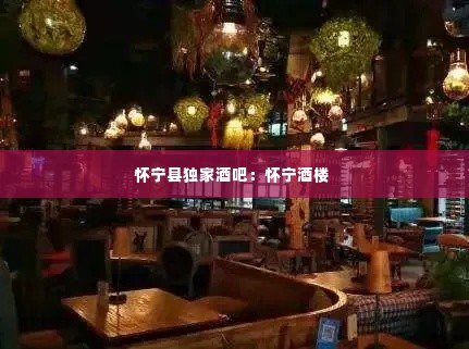 怀宁县独家酒吧:怀宁酒楼