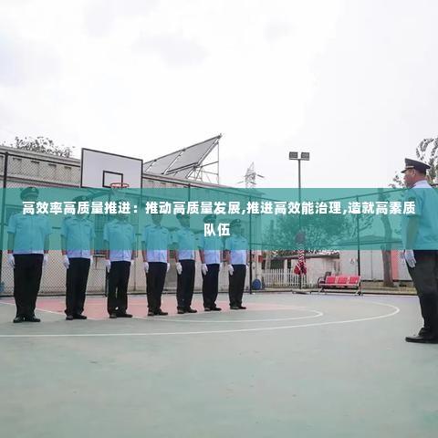 高效率高质量推进:推动高质量发展,推进高效能治理,造就高素质队伍