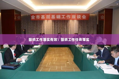 狠抓工作落实有效:狠抓工作任务落实