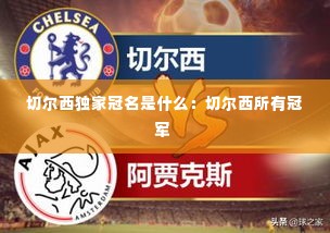 切尔西独家冠名是什么：切尔西所有冠军 