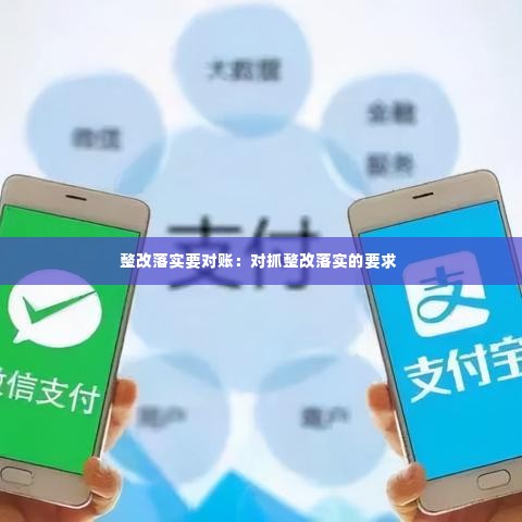 整改落实要对账:对抓整改落实的要求