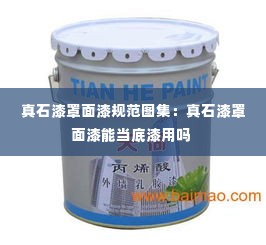 真石漆罩面漆规范图集:真石漆罩面漆能当底漆用吗