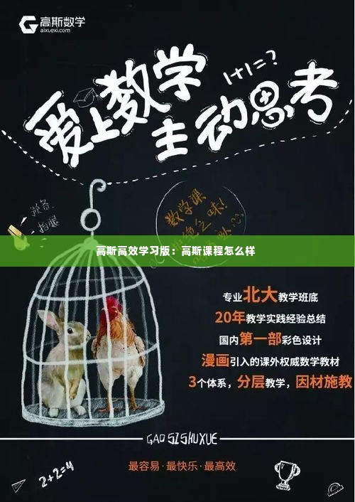 高斯高效学习版：高斯课程怎么样 