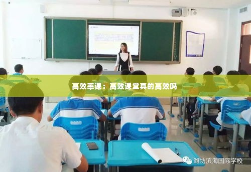 高效率课:高效课堂真的高效吗
