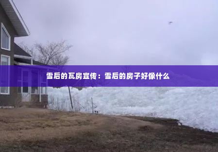 雪后的瓦房宣传:雪后的房子好像什么