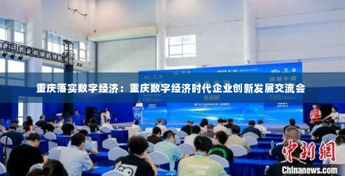 重庆落实数字经济:重庆数字经济时代企业创新发展交流会