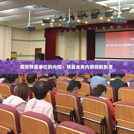 规范预算单位的内控：预算业务内部控制制度 